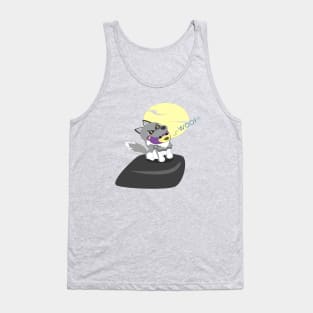 Mr.purple bear is werewolf,Halloween bear,ghost bear Tank Top